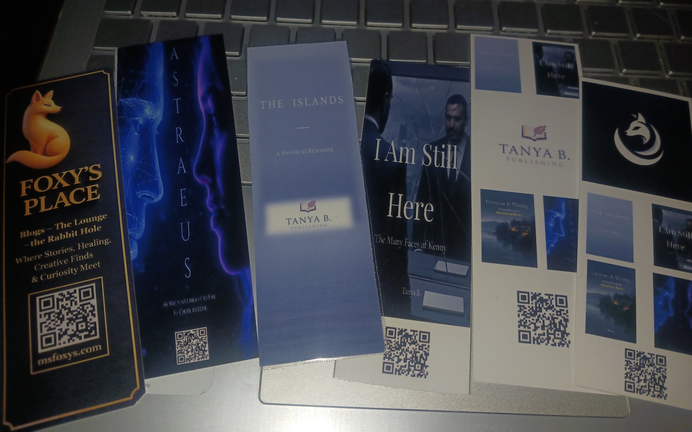 Limited edition bookmarks included with The Islands
